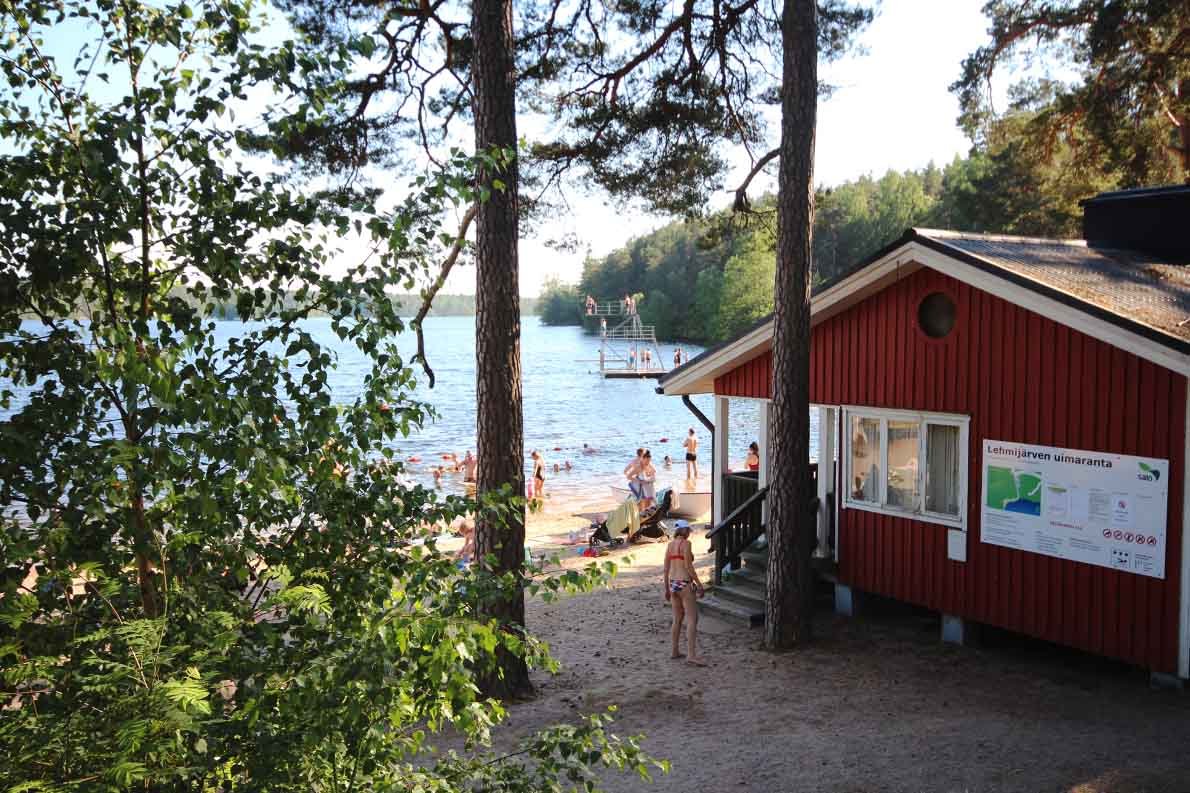 Lehmijärven Uimaranta - Kuva: Tony Hagerlund