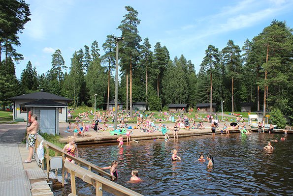 Kuusijärven Uimaranta - Kuva: Tony Hagerlund