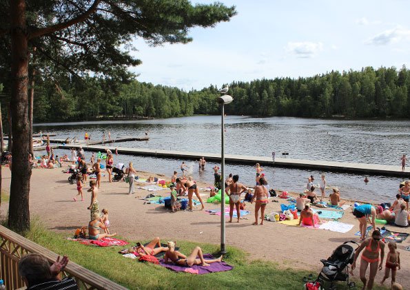 Kuusijärven Uimaranta - Kuva: Tony Hagerlund